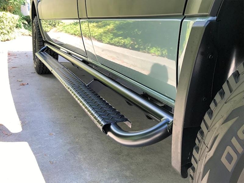 Mercedes Sprinter 144"WB Nerf Bars (Detail) - Campervan HQ