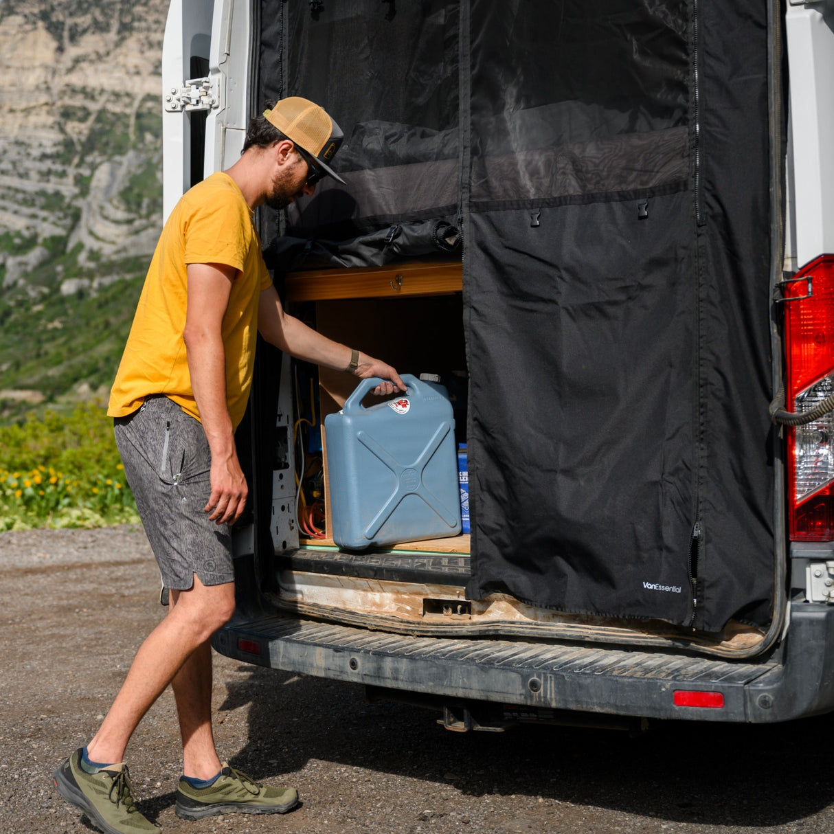 VanEssential Ford Transit Bug Screen - Rear Door