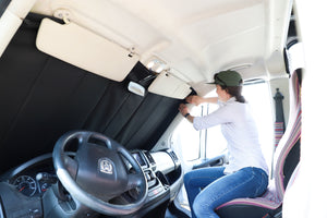 VanEssential Ram Promaster Reflective Front Windshield Cover