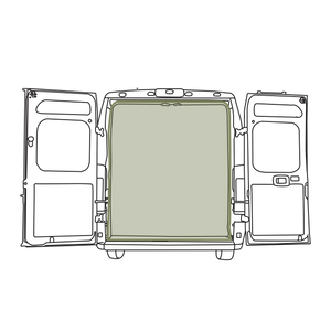 VanEssential Ram Promaster Bug Screen - Rear Door