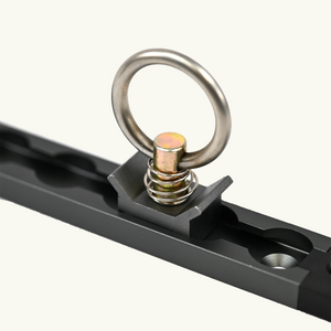 VanEssential Venture L-Track Adjustable Single Stud with Stainless Steel Ring (10 Pack)