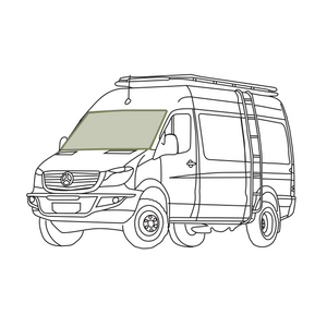 VanEssential Mercedes Sprinter Stealth Front Windshield Cover