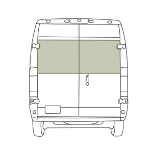 VanEssential Ram Promaster Stealth Rear Door Window Covers (Pair)