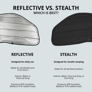 VanEssential Ram Promaster Reflective Front Door Window Covers (Pair)
