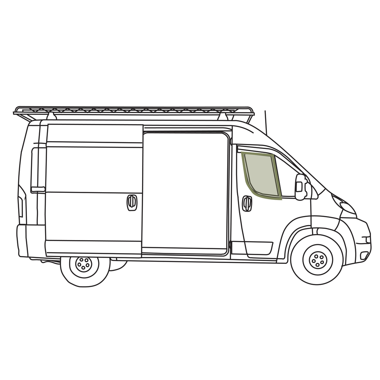 VanEssential Ram Promaster Bug Screen - Front Doors (Pair)