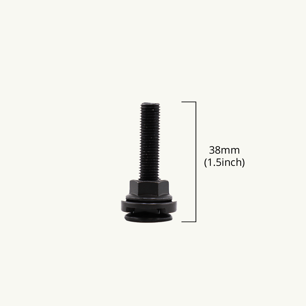 VanEssential Venture L-Track M8 Single Stud Bolts - 1.5 inch (38mm)