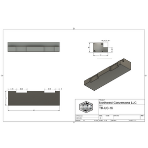 Northwest Conversions 16 Gallon Ford Transit Undercarriage Water Tank