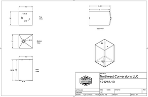 Northwest Conversions 10 Gallon Galley/Universal Water Tank (Fresh/Grey)