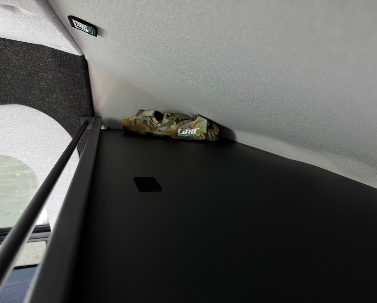 Van Wife Components 2015+ Ford Transit Headliner Shelf with Curtain Rod