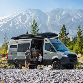 Flarespace Sprinter 170"/170"EXT Campervan Body Flares (from distance view) - Campervan HQ