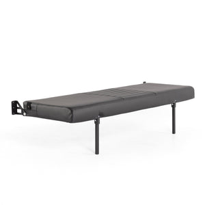 RB Components 76" Folding Bench Seat - Carbon Fiber Vinyl