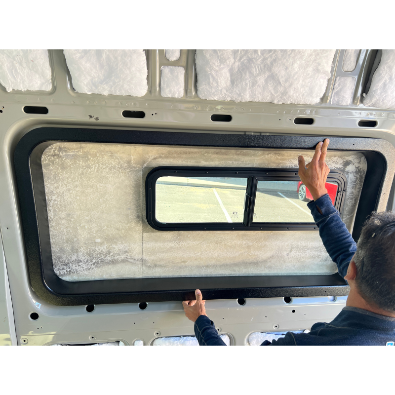 GoCode 2007+ Mercedes Sprinter Van Windows Direct Bump Out Trim Rings