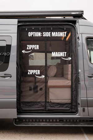 Sandy Vans 2007+ Mercedes Sprinter Van Slider Door Bug Screen