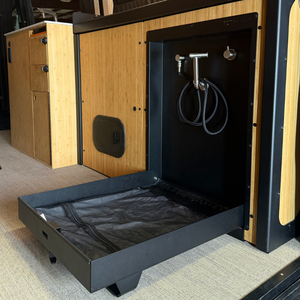 Tetravan Folding Shower 2.1 with Magnetic Curtain