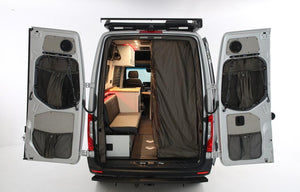 RB Components 2019+ Sprinter Van Fabric, Rear Door Window Stuff Bag