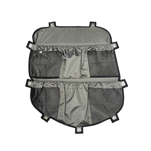 RB Components 2019+ Sprinter Van Fabric - Rear Door Window Multi Compartment Stuff Bag