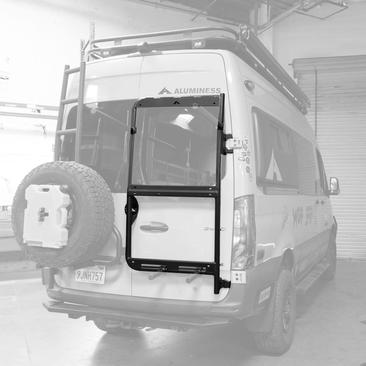 Aluminess 2019+ Mercedes Sprinter Rear Door Rack Base Unit (210760)