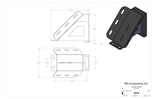 RB Components Deluxe Wheel Chock