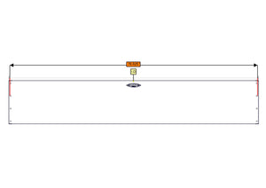 RB Components Sofa Storage Box, 76", Shallow