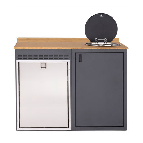 RB Components 48in Galley - Isotherm 130 Fridge Base Cabinet