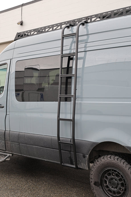 Tec Vanlife 2007+ Mercedes Sprinter Aluminum Side Ladder - High Roof