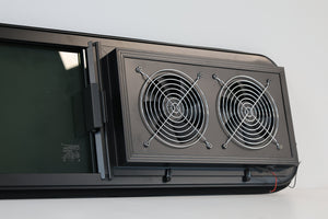 Tec Vanlife VW1033 Dual-Fan Half Slider Bunk Window