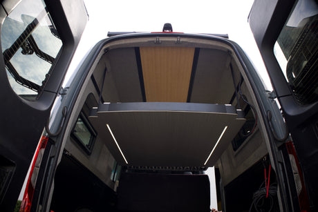 Tec Vanlife / RoamlabX Camper Van Expandable Elevator Bed