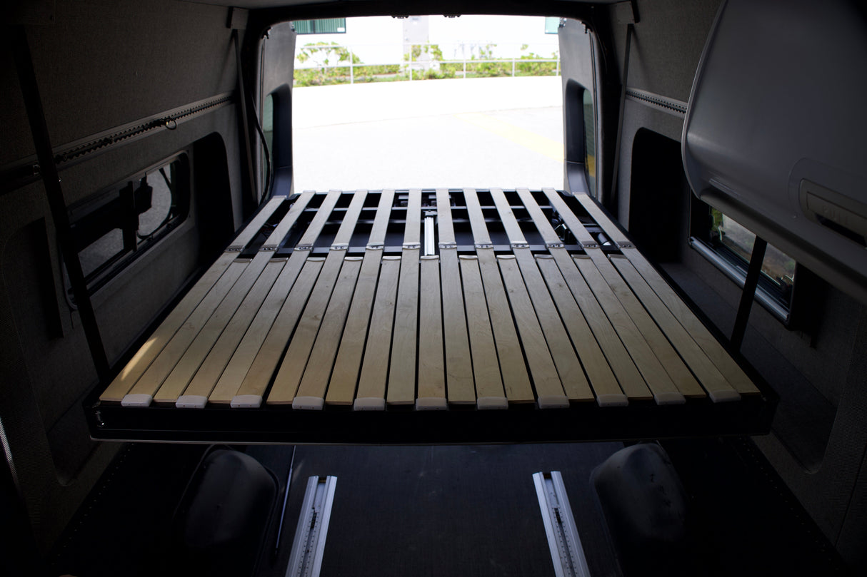 Tec Vanlife / RoamlabX Camper Van Expandable Elevator Bed