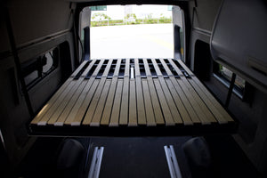 Tec Vanlife / RoamlabX Camper Van Expandable Elevator Bed