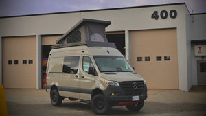 RoamlabX Carbon Fiber Roof Top Tent - 2007+ Mercedes Sprinter 144"