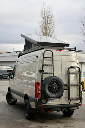 RoamlabX Carbon Fiber Roof Top Tent - 2007+ Mercedes Sprinter 170"
