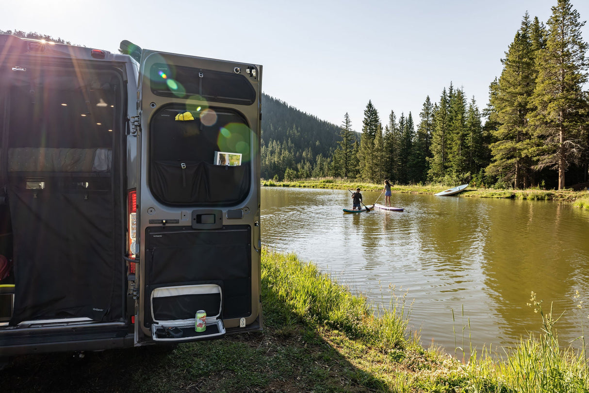 VanEssential Ram Promaster Lower Rear Door Storage Panels (Rear)