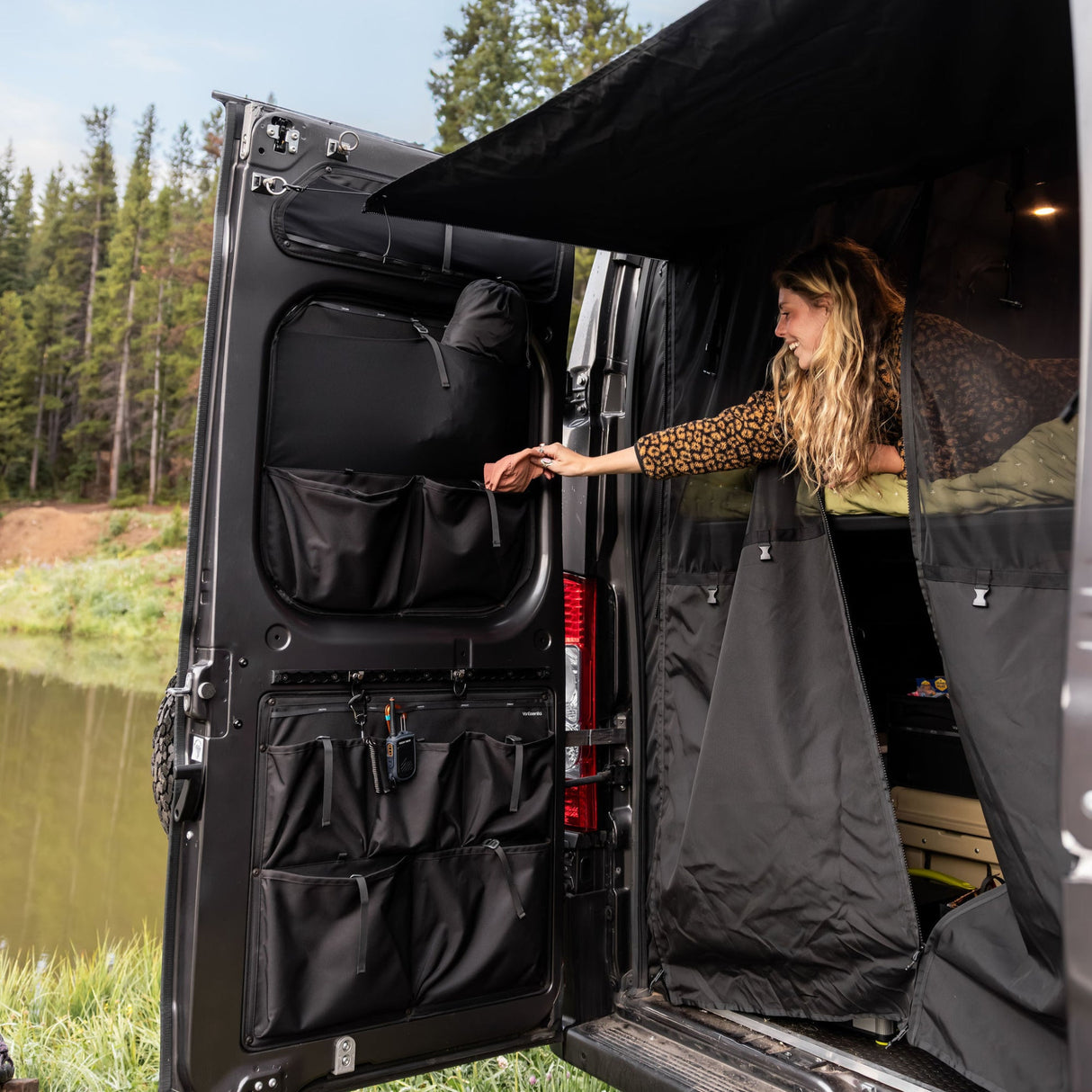 VanEssential Ram Promaster Bug Screen - Rear Door