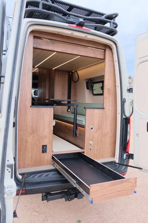 Tetravan Stainless Steel RV and Marine Shower Port System