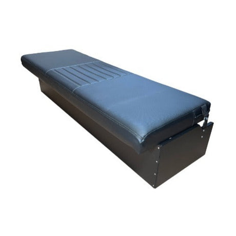 RB Components 58" Folding Bench Seat - Carbon Fiber Vinyl