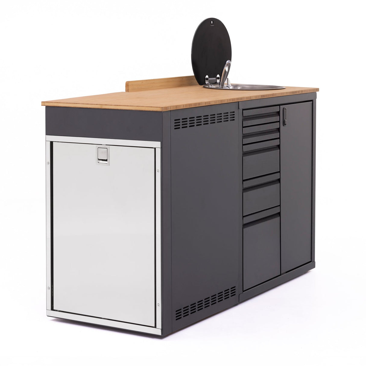 RB Components 56in Forward Facing Galley w/Drawers - 130