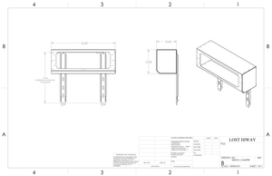 Lost Hiway 32 in. Aluminum Upper Cabinet - Truck Camper Storage