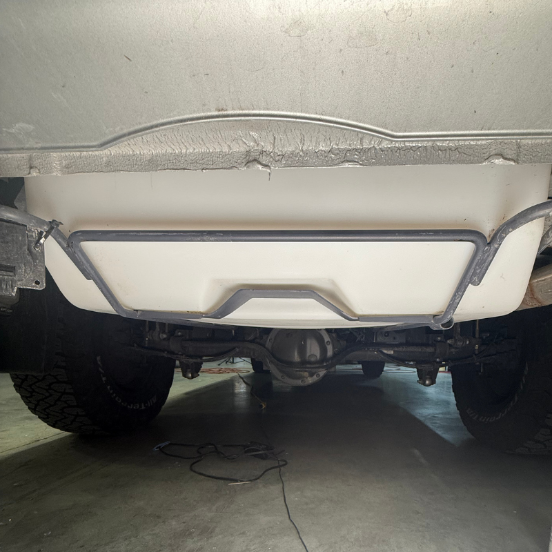 Northwest Conversions 28 Gallon Mercedes Sprinter Spare Tire Water Tank