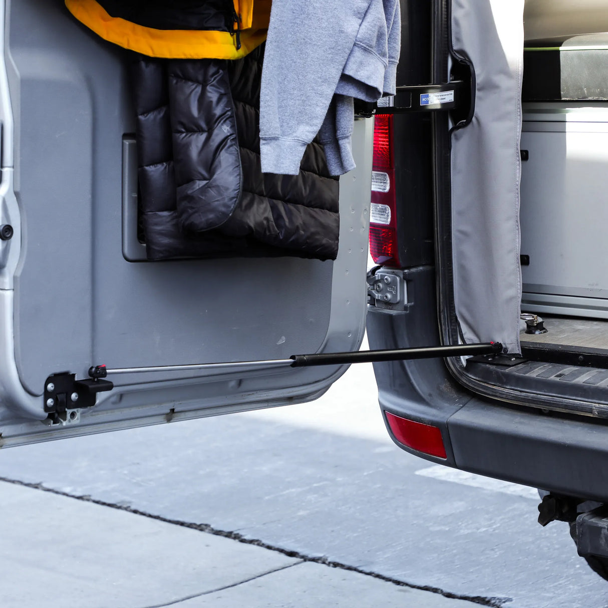Canyon Adventure Vans STOP-STAY Door Safety System for Mercedes Sprinter (Patented)