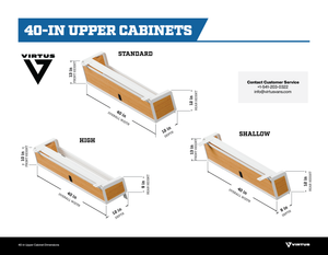 Virtus Vans 2019+ Mercedes Sprinter 40" Upper Cabinet
