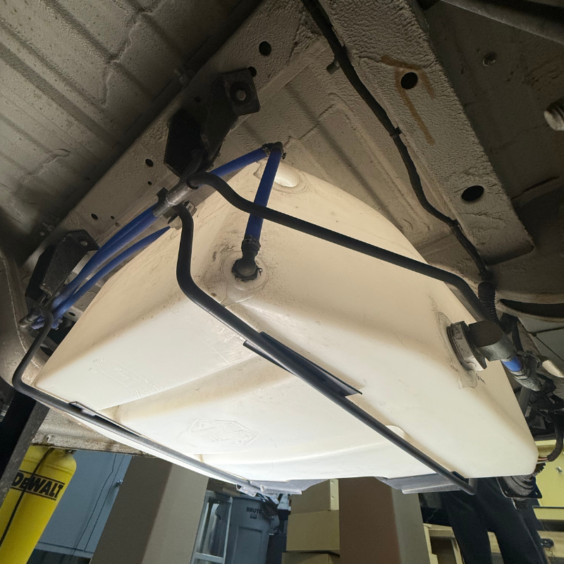 Northwest Conversions 28 Gallon Mercedes Sprinter Spare Tire Water Tank