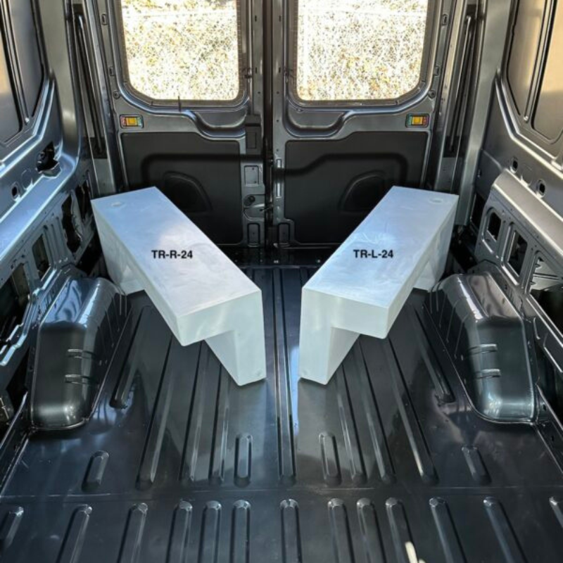 Northwest Conversions 24 Gallon Ford Transit Wheel Well Water Tank (Left)