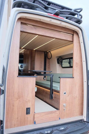 Tetravan Stainless Steel RV and Marine Shower Port System