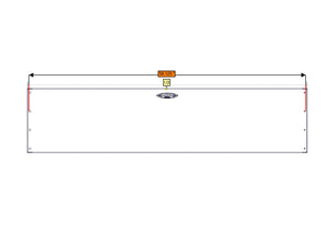 RB Components Sofa Storage Box, 58", Deep