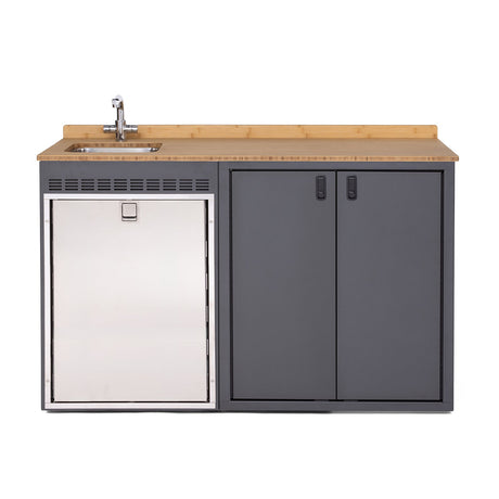 RB Components 56in Galley - Isotherm 130 Fridge Base Cabinet