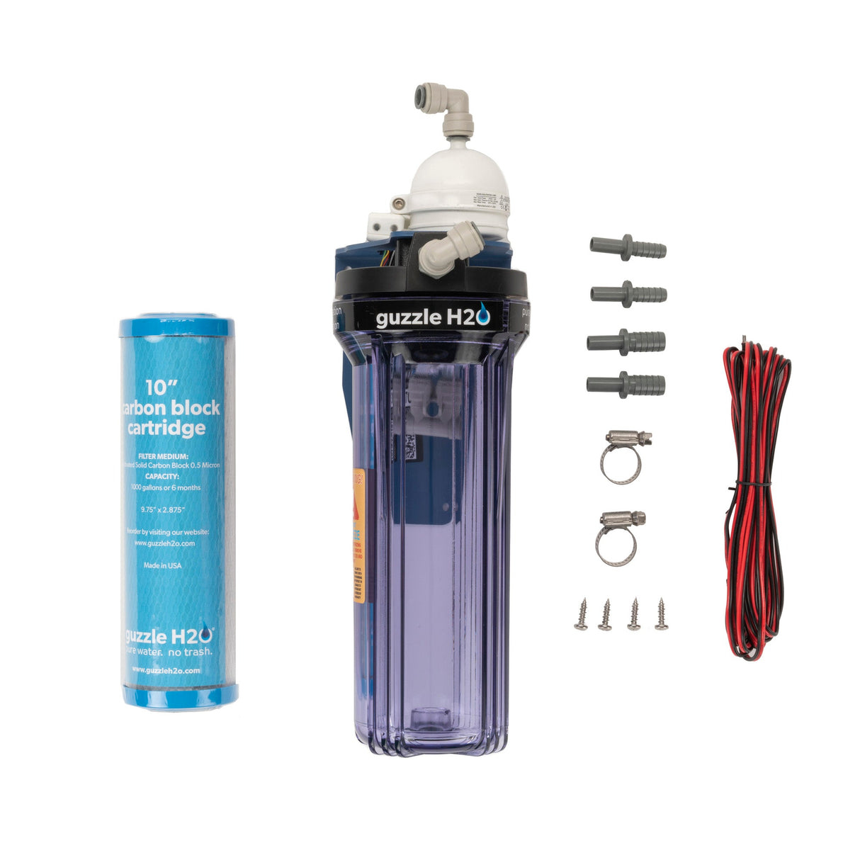Guzzle H2O Stealth Built-In Water Filtration & Purification System