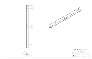 RB Components 48" DIY SLIDE TRAY KIT