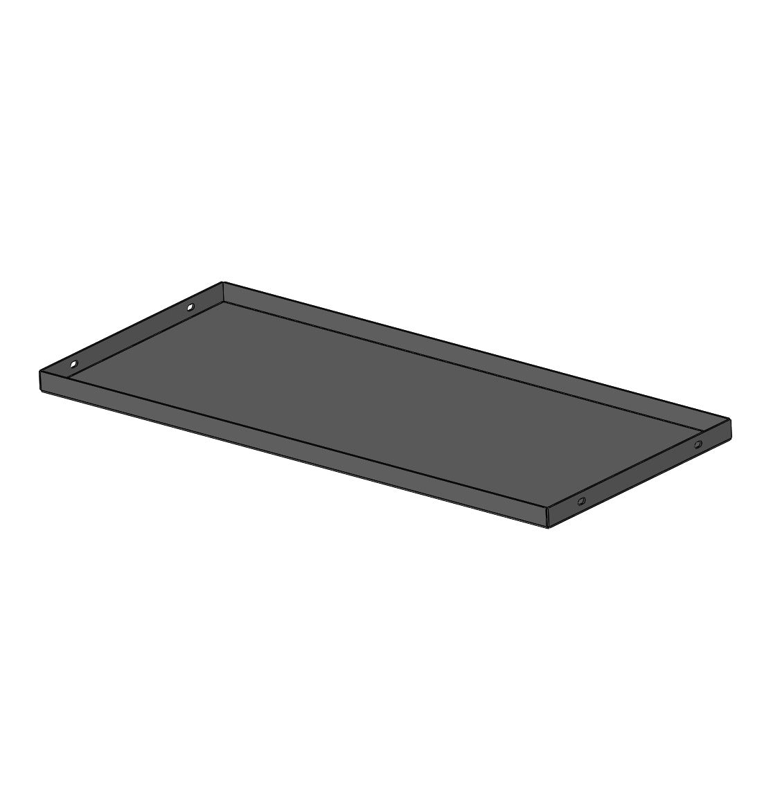 RB Components Rear Door Storage Box - Horizontal Shelf