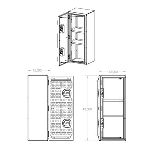 RB Components Rear Door Storage Box - Medium