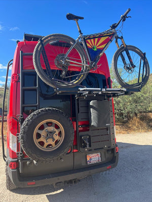 Aluminess Ford Transit (2015+)  BackPACK Rear Door Carrier